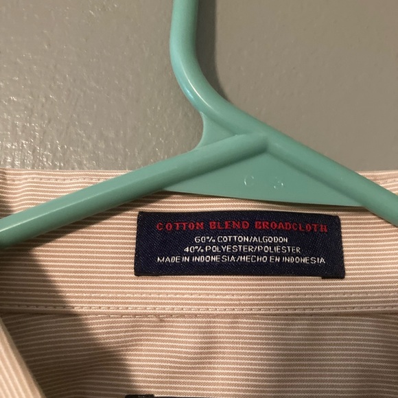 Stafford long sleeve button up shirt with Geoffrey Beene Argyle sweater - bundle - Picture 3 of 7